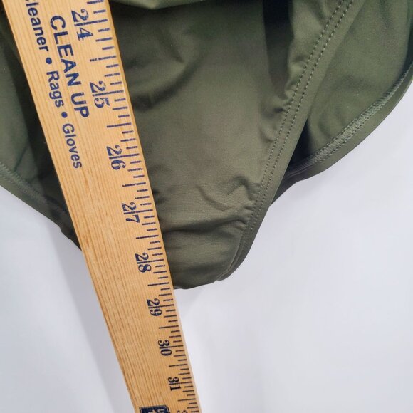 Ralph Lauren Ruffle Surplice One Piece Swimsuit Women Size 12 NWT Slimming Fit - Picture 12 of 16